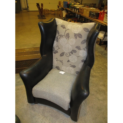 629 - Modern Wing Back Accent Chair