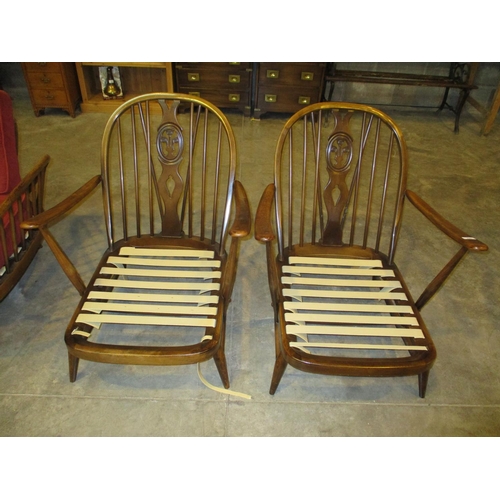 648 - Pair of Ercol Lounge Chairs