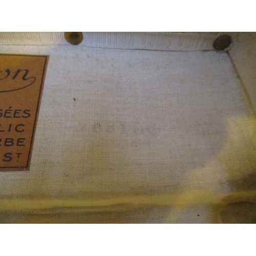 680 - Louis Vuitton Cabin Trunk, Early 20th Century, covered in monogram canvas with Louis Vuitton label a... 