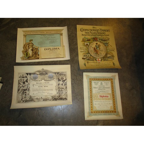 80 - Edwardian and Later Bakers Trade Posters, Calendars and Certificates For AG Kidd etc (15)