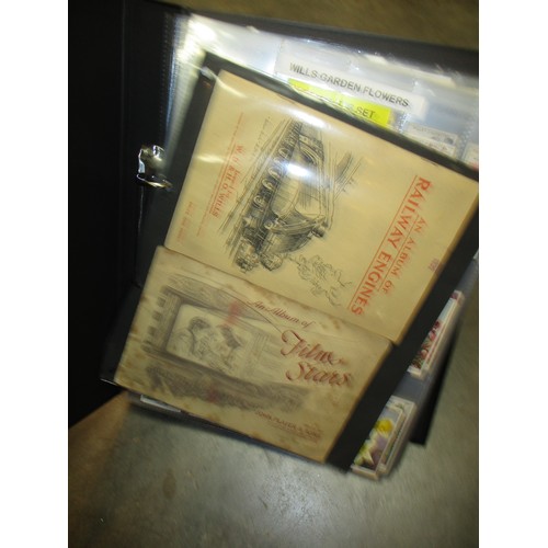 343 - Two Folders with Sets of Cigarette Cards and Trade and Music Cards