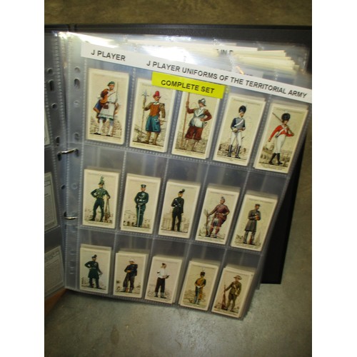 343 - Two Folders with Sets of Cigarette Cards and Trade and Music Cards