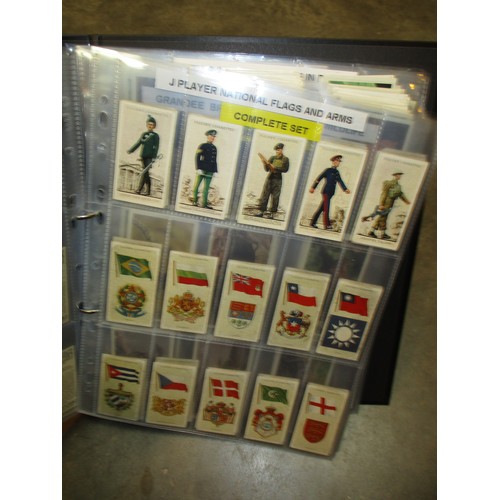 343 - Two Folders with Sets of Cigarette Cards and Trade and Music Cards