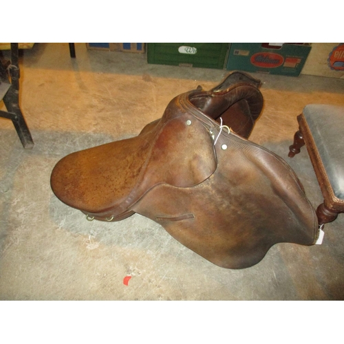 100 - Leather Saddle