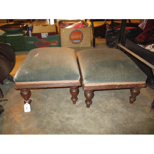 101 - Pair of Victorian Foot Stools