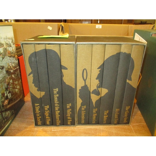 149 - Two Boxed Sets of Folio Society Books - Sherlock Holmes