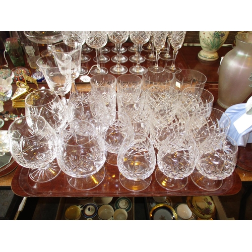 212 - Selection of Crystal Whisky Tumblers, Brandy Goblets etc