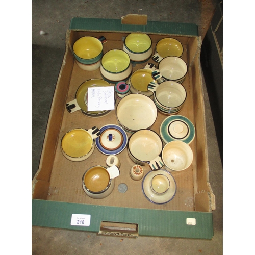 218 - Box of Majel Davidson Aberdeen Studio Pottery