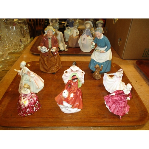 264 - Eight Royal Doulton Figures