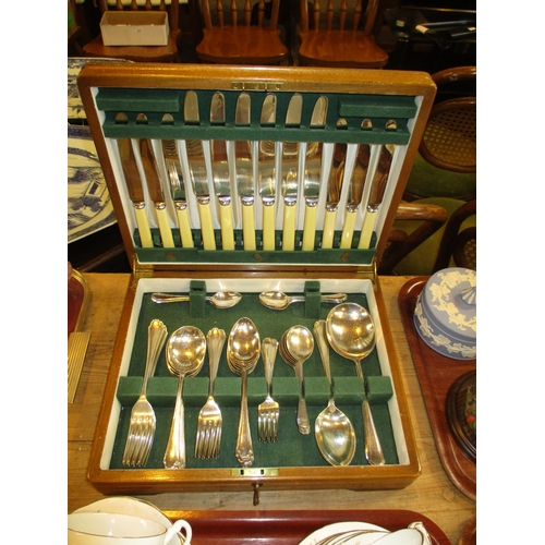 268 - Canteen with a 6 Place Setting of Zenith Plate Cutlery