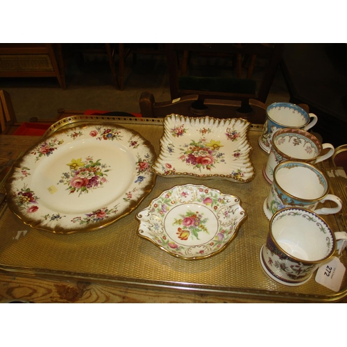 272 - Three Hammersley Dishes and 4 Royal Collection Trust Cups