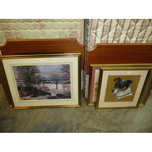 325 - James McIntosh Patrick Signed Print and 5 Other Pictures