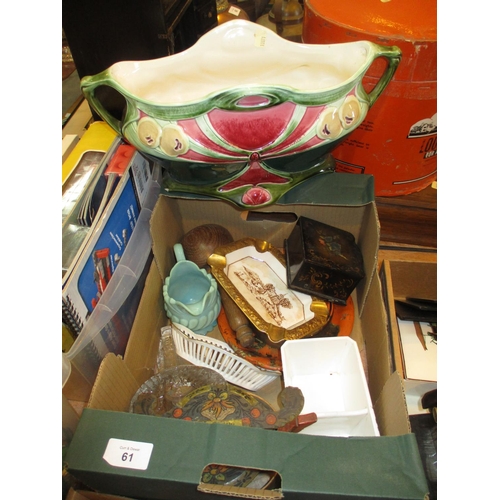 61 - Box of Ceramics and Glass