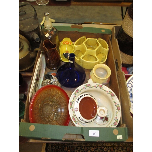 68 - Box of Ceramics and Glass