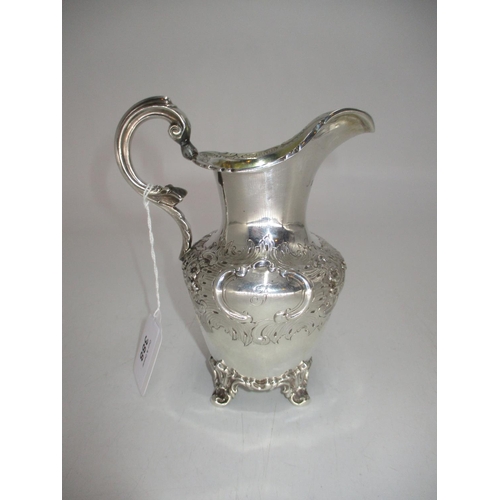 388 - Victorian Scottish Silver Cream Jug, Edinburgh Maker R & W, date letter obscured, 252g