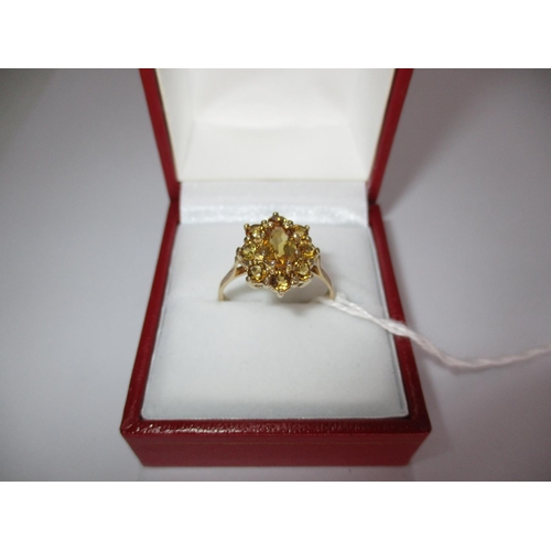 397 - 9ct Gold Citrine Ring