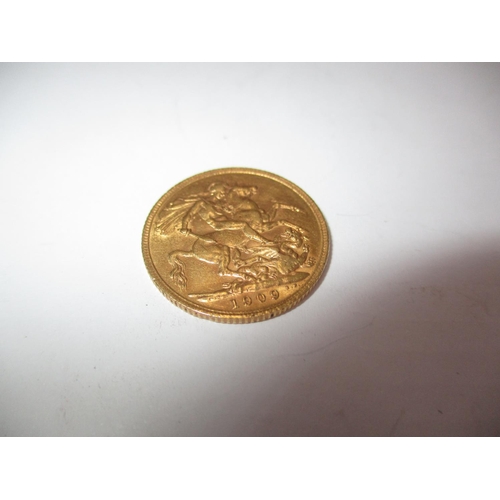 451 - 1909 Gold Sovereign
