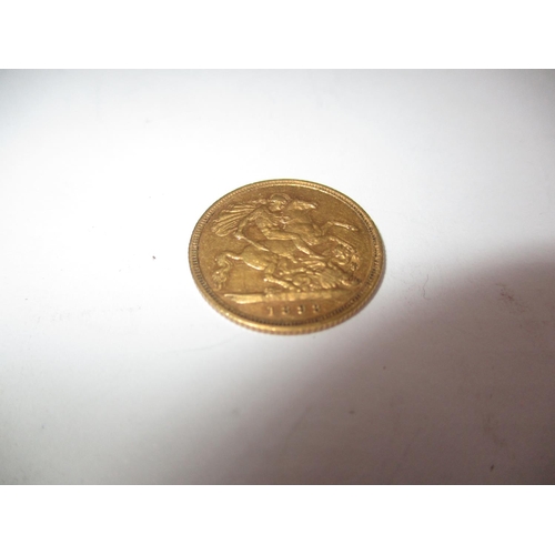 452 - 1893 Gold Half Sovereign