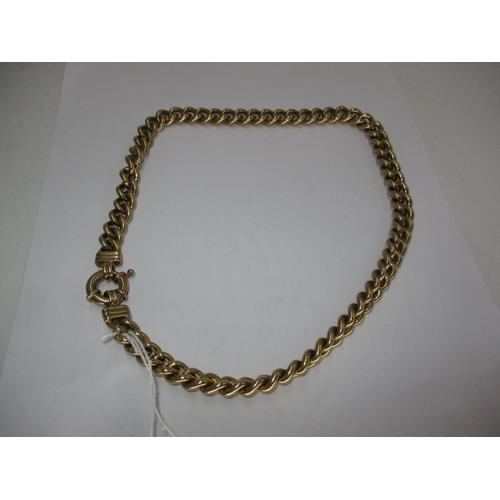 455 - Heavy Link Gold Plated Necklace