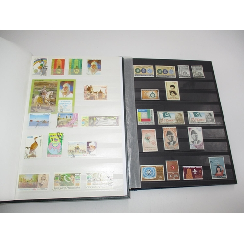 501 - Pakistan - 2 Stockbooks Containing around 1100 Mint and Used Stamps from Incorporation in 1947 until... 