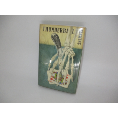 503 - Ian Fleming, Thunderball, London 1961,  First Edition of Fleming's Ninth Bond Thriller, original bla... 