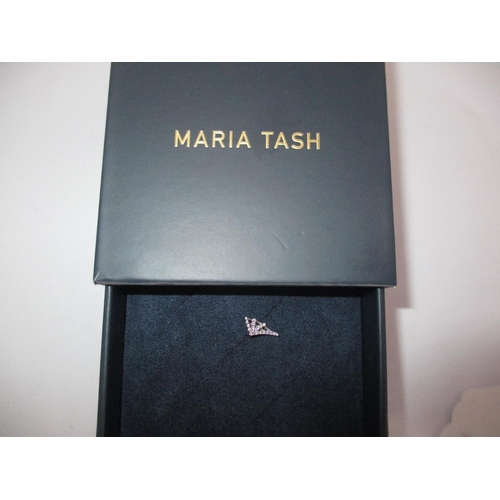 508 - One Diamond Web Threaded Stud Earring by Maria Tash