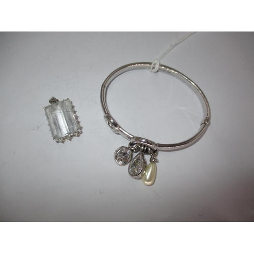 511 - 925 Silver Bracelet Together with Separate Pendant, without chain