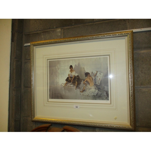 563 - William Russell Flint Limited Edition Print 539/750