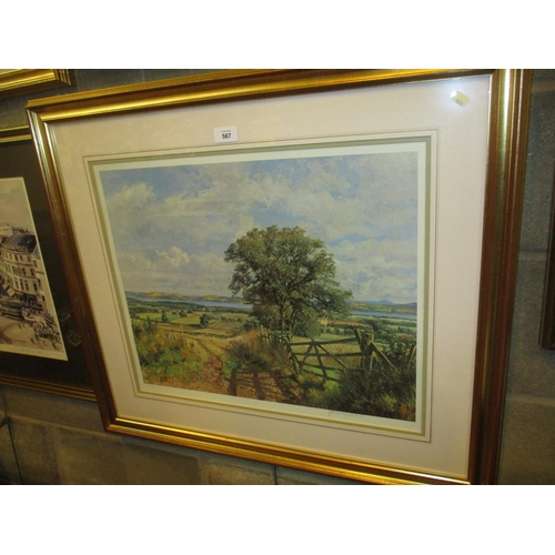 567 - James McIntosh Patrick Signed Print Country Scene 574/850