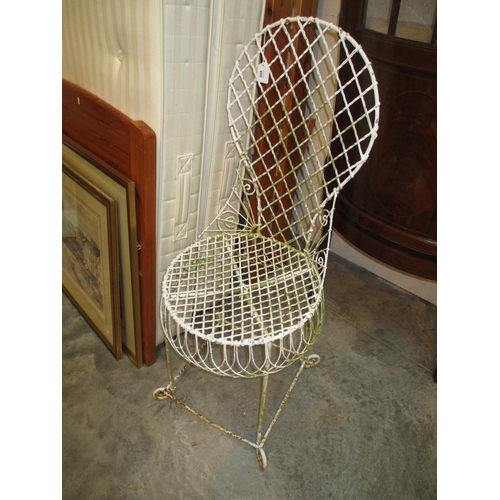 600 - Vintage Metal Garden Chair