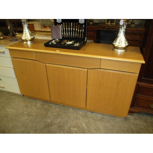 671 - Skovby Light Oak Sideboard, 165cm