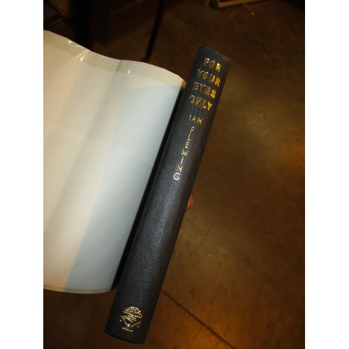 502 - Ian Fleming, For Your Eyes Only, London 1960,  First Edition of Fleming's Eighth Bond Thriller, orig... 