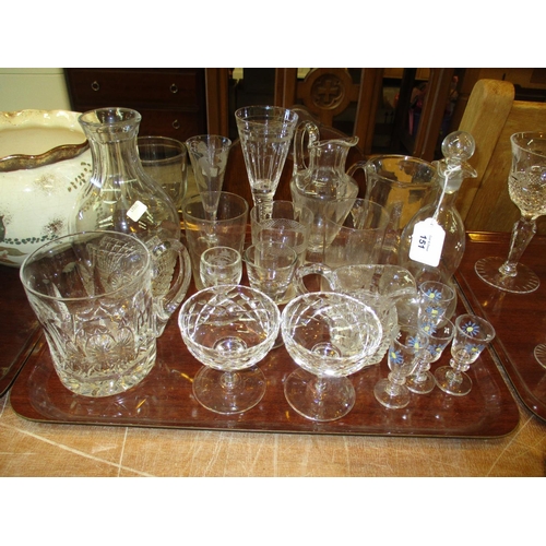 151 - Selection of Glasswares