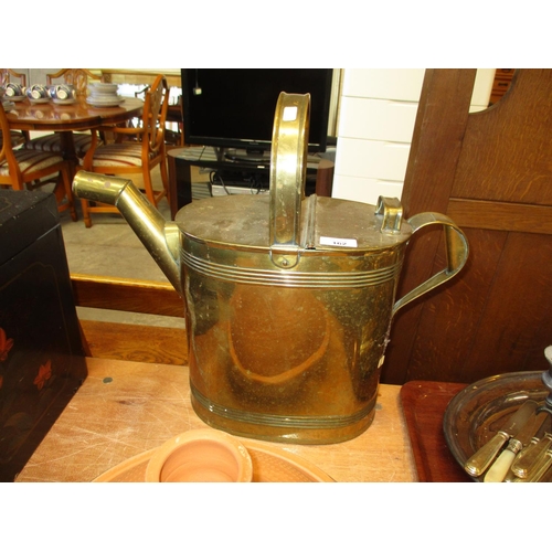 162 - Large Brass Water Can