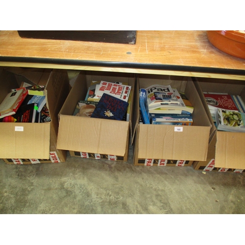 185 - Four Boxes of Books - Works Various