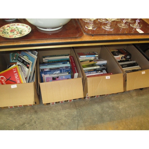 187 - Four Boxes of Books - Works Various