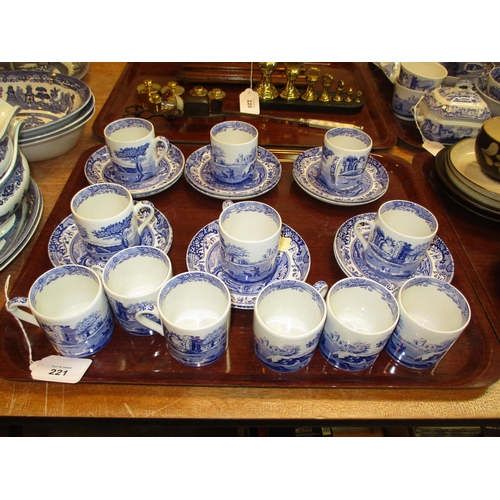 221 - Spode Italian 24 Piece Coffee Set