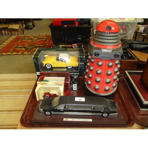 29 - Model Vehicles and Part Dalek