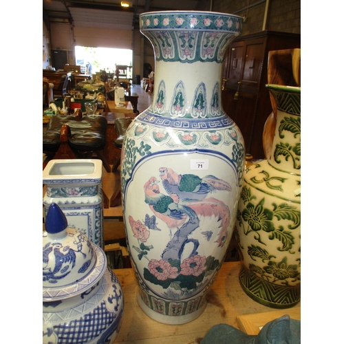 71 - Tall Chinese Porcelain Vase, 78cm