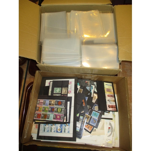 9 - Box of Stamps and Box of Postcard Sleeves