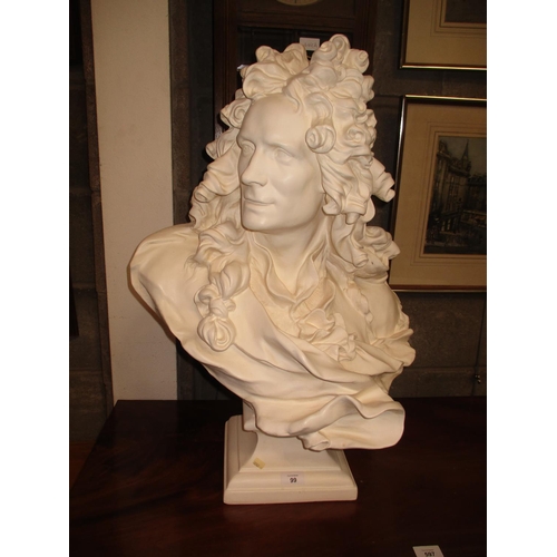 99 - Classical Plaster Bust, 68cm