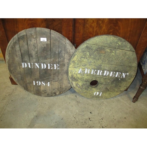 406 - Aberdeen and Dundee Barrel Tops