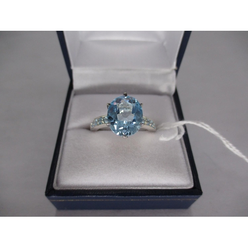 428 - Blue Topaz Ring