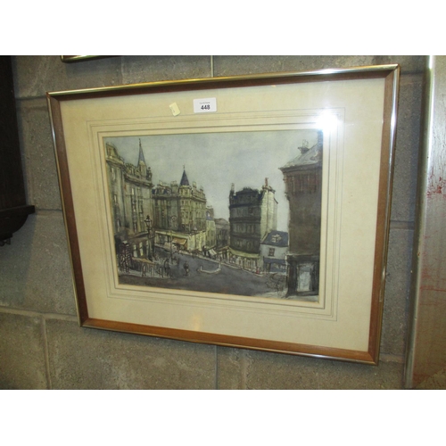 448 - Andrew Neilson, Watercolour, Foot of Hilltown Dundee, 28x38cm