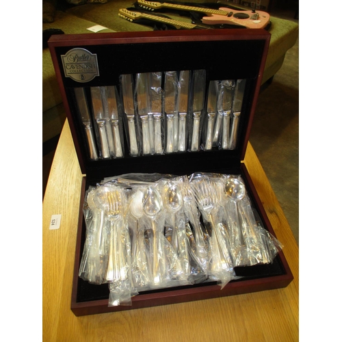 394A - Canteen of Butler of Sheffield Cavendish Collection Silver Plated Cutlery