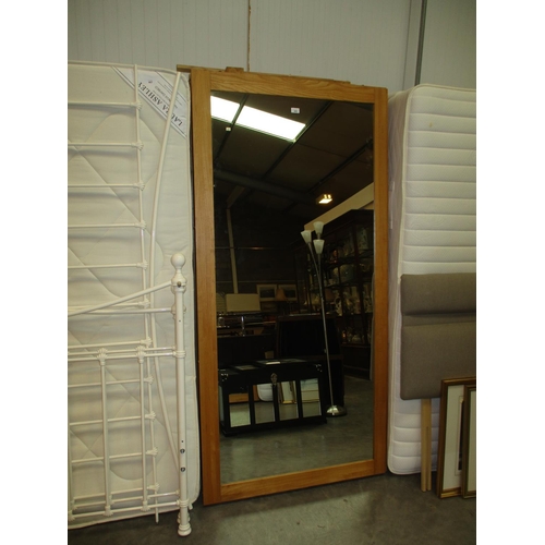 488 - Modern Oak Sliding Door Wardrobe, dismantled