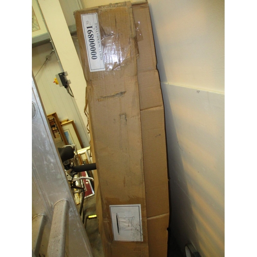 492 - Henly 1.5m Round Table, boxed