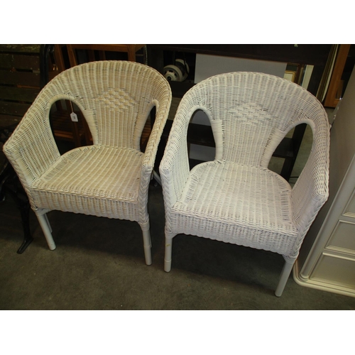 502 - Pair of Wicker Chairs