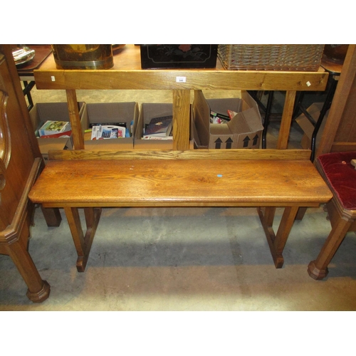 540 - Light Oak Hall Bench, 120cm