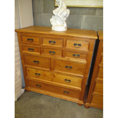 588 - Indian Ocean Company Chest of 10 Drawers, 110cm